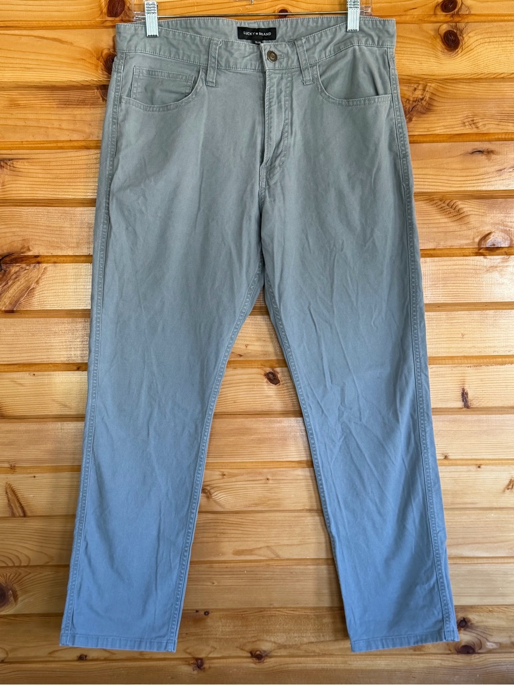 Lucky Brand Men’s Sage Gray Slim Straight Jeans